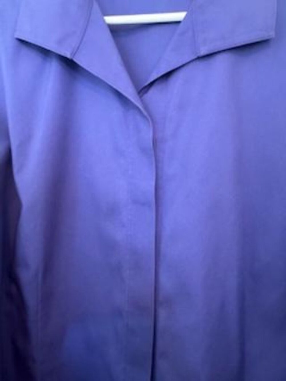 Womens Purple Chico's No Iron Blouse Size 3 (XL) - Picture 4 of 8